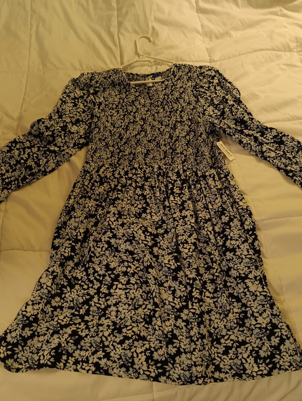 Old Navy Womens Long Sleeve Floral Dress NWT